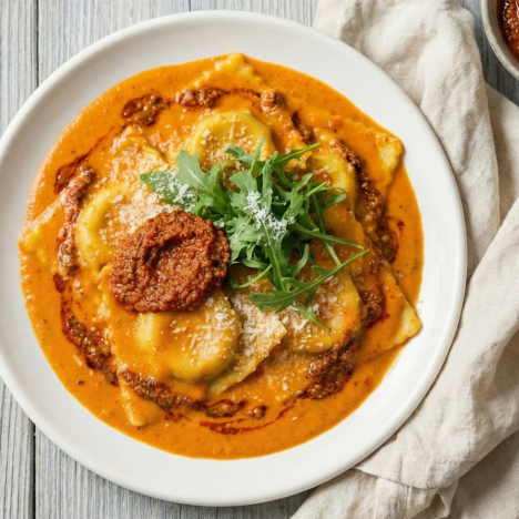 Pesto Rosso aus getrockneten Tomaten