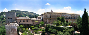 Panorama Ansicht der Alhambra