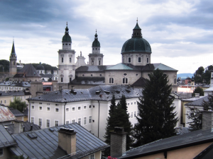 Salzburg Blick über die Stadt