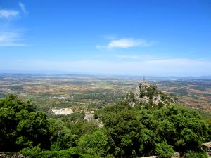 Mallorca - Blick vom Kloster Santuari de Sant-Salvador