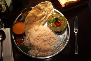 London, Indisch Essen, Masala ZoneThali