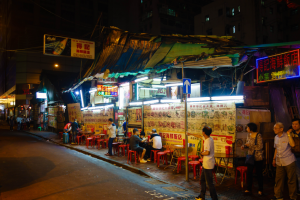 Hongkong - Straßenrestaurant