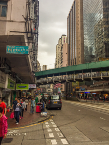 Hongkong-Straßenansicht