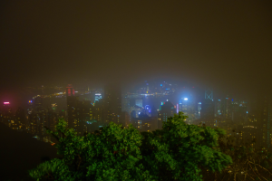 Hongkong - Blick vom Peak am Abend