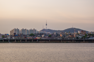 Seoul - Blick auf die Stadt am Abend