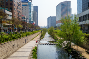 Seoul - Cheonggyecheon Fluss