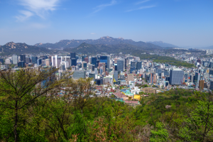 Reisen nach Seoul - Ausblick über Seoul
