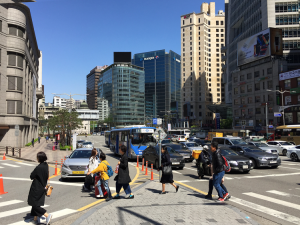 Reisen nach Seoul - Strassen von Seoul